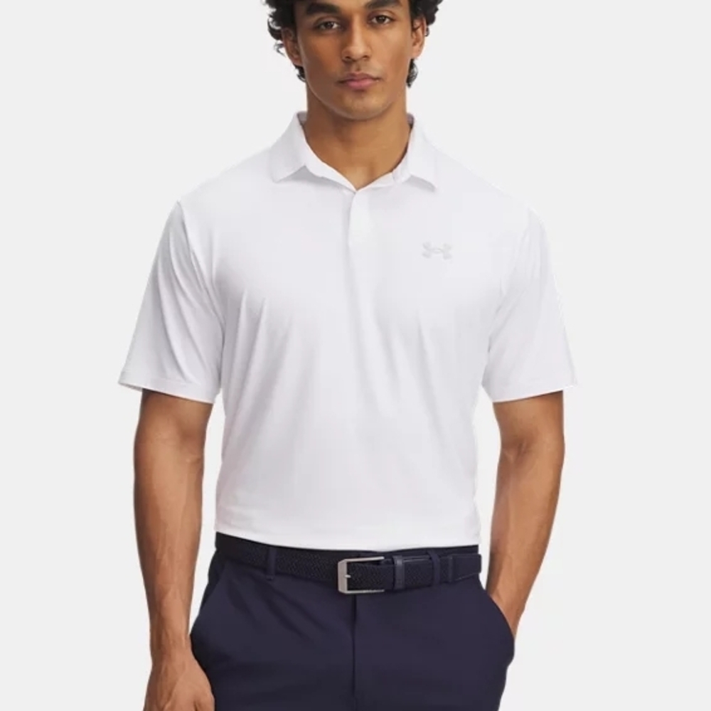 Under Armour Men's White Polo Shirt